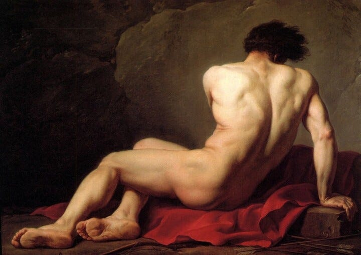 Al momento stai visualizzando Oggi Stay. è Jaques Luis David, che racconta il body shaming maschile, ignorato a causa di quello femminile