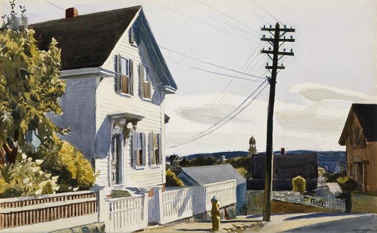 Al momento stai visualizzando Oggi Stay. è Edward Hopper che ci racconta la provincia americana. Quella stessa provincia che nel 2016 aprì le porte all’elezione di Donald Trump e che, forse, potrebbe rifarlo nel 2024.