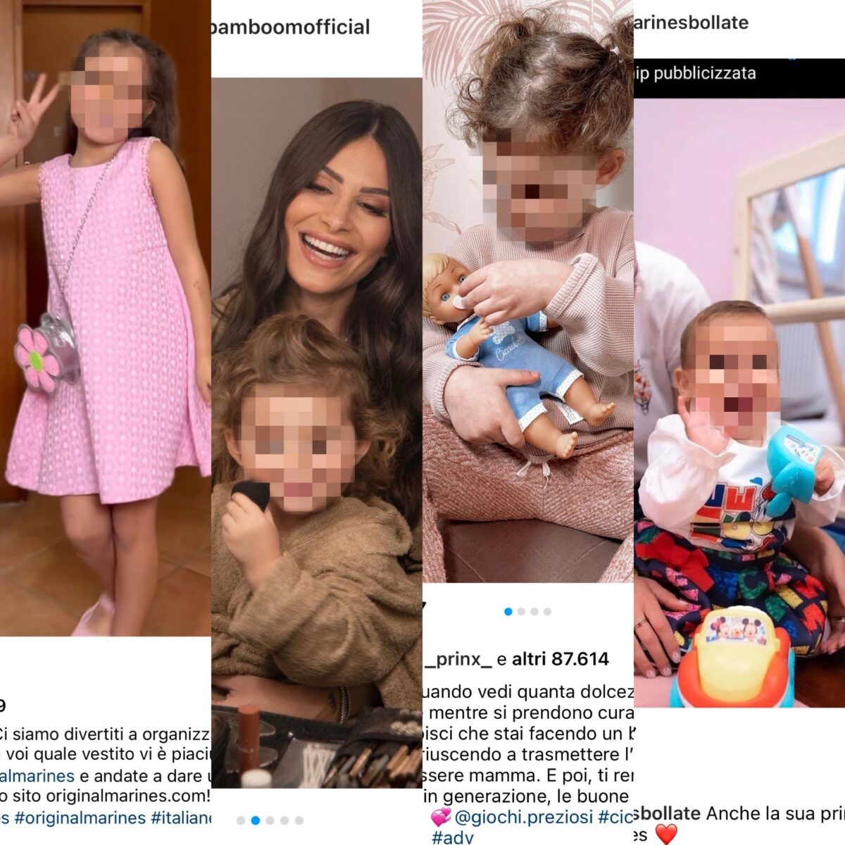 Instagram Lavoro minorile sui social